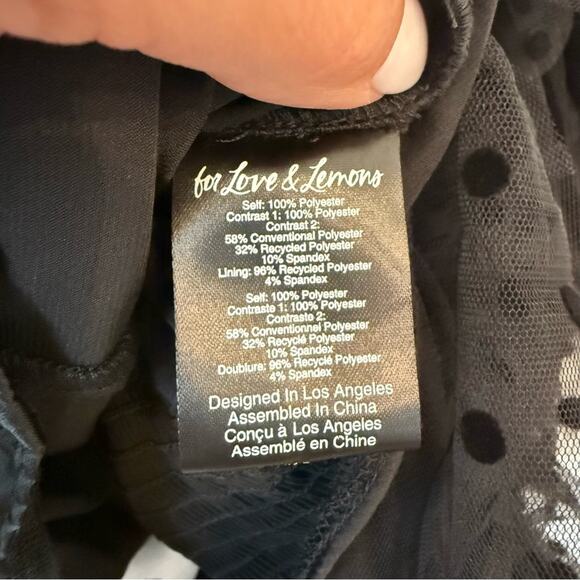 For Love & Lemons Jourdan Mini Dress - Picture 8 of 10